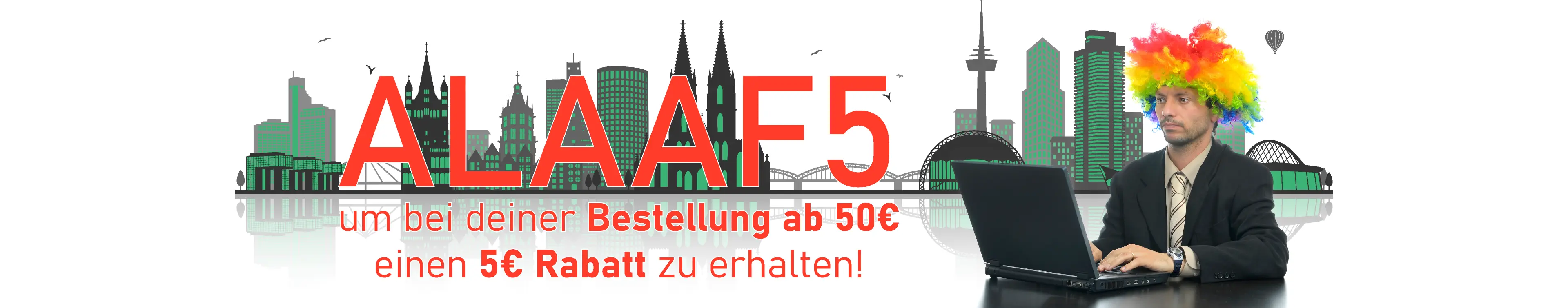 Gutschein-Code: ALAAF5