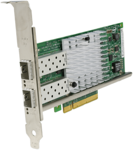 Dell X520-DA2 Dual Port 10GbE SFP+ Netzwerkadapter PCIe2.0 x8 FP - P/N 0U810N