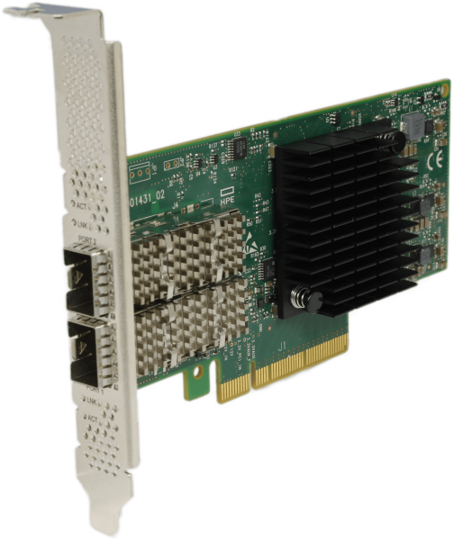 HPE 640SFP28 Dual Port 25GbE SFP28 Netzwerkadapter PCIe3.0 x8 FP - 817753-B21