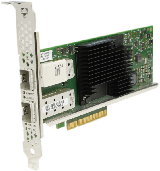 HPE 562SFP+ Dual Port 10Gb SFP+ Netzwerkadapter PCIe3.0 x8 FP - 784304-001
