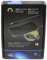 OWC Envoy Express M.2 NVMe Adapter Thunderbolt 3 Laufwerksgehäuse Schwarz OVP Neu
