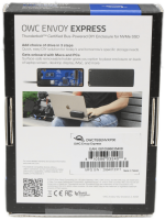 OWC Envoy Express M.2 NVMe Adapter Thunderbolt 3 Laufwerksgehäuse Schwarz OVP Neu