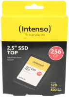 Intenso 2,5" SSD TOP 256GB SATA III 520MB/sec Read...