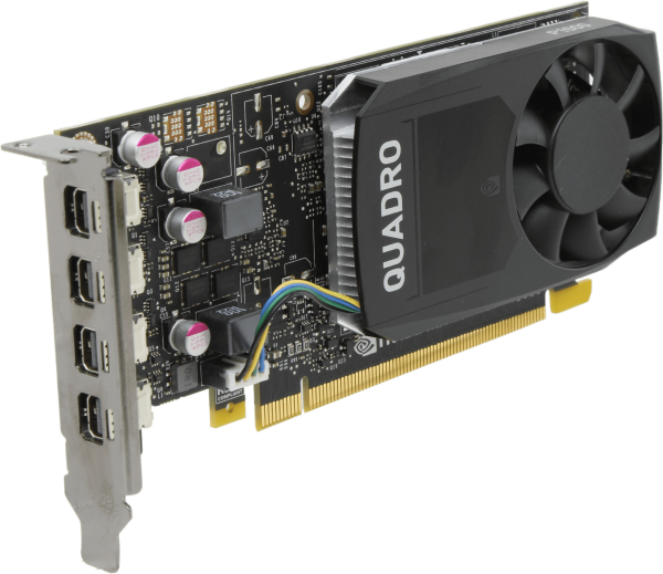 Nvidia Dell Quadro P1000 - 4GB GDDR5 - 4x Mini DisplayPort Low Profile - 01DX71