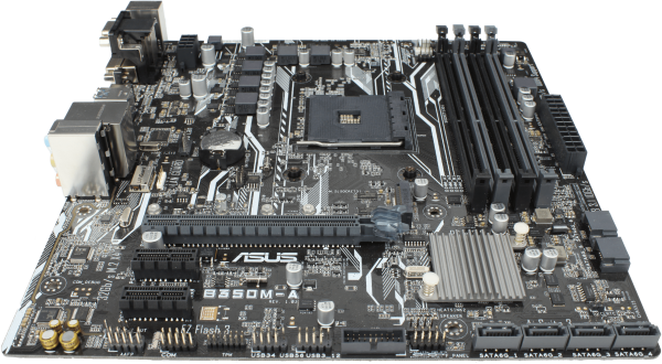 ASUS Prime B350M-A mATX Mainboard - Sockel AM4 4x DDR4 RAM PCIe3x16 + I/O Shield