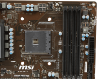 MSI B350M PRO-VDH Micro ATX Mainboard - Sockel AM4 4x DDR4 PCIe3 x16 +I/O Shield