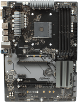 ASRock B450 Pro4 Rev.1 ATX Mainboard - Sockel AM4 4x DDR4 PCIe3x16 + I/O Shield