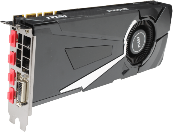 MSI GeForce GTX 1080 Aero 8G OC Grafikkarte 8GB GDDR5X PCIe3.0 x16 3x DP 1x HDMI