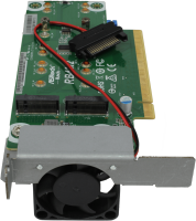 ASRock Rack RB4M2 - Adapter Board | 4x M.2 M-Key SSD to PCIe3.0  x16 mit Lüfter