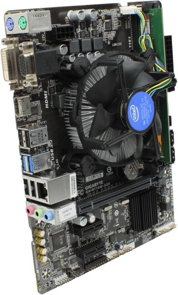 Gigabyte GA-H110M-S2H µATX Mainboard - Intel Core i5-6400 8GB DDR4 +I/O Shield