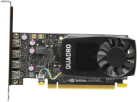 Nvidia PNY Quadro P1000 4GB GDDR5 4x Mini DisplayPort Full Profile - VCQP1000ATX