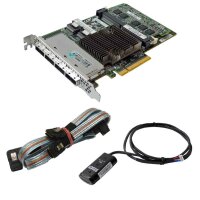HP Smart Array P822 SAS RAID Controller 6Gb PCIe x8 2GB FBWC 643379-001 + BBU