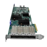 NetApp Quad-Port 6 Gb/s QSFP PCIe x8 SAS Controller PN:...