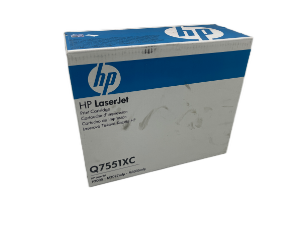 HP LaserJet Toner - Black / Schwarz - Original in OVP - Q7551XC