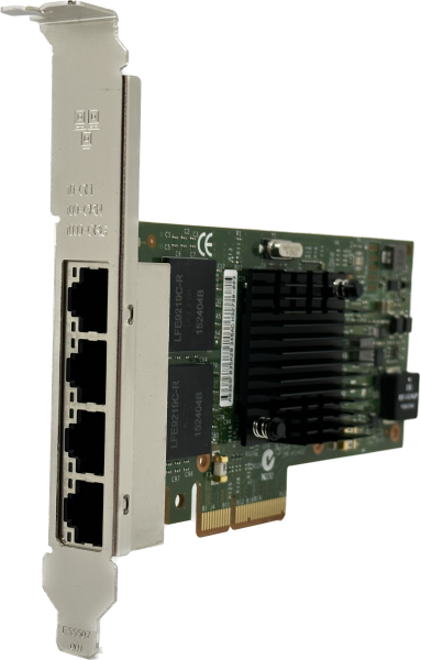 Intel I350-T4 Quad-Port Gigabit Ethernet Server Adapter PCIe x4 Netzwerkkarte LP