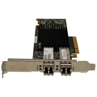 HP SN1100E Dual-Port 16Gb FC SFP+ PCIe x8 Netzwerkkarte + 2x SFP 16Gb C8R39A 719212-001 FP