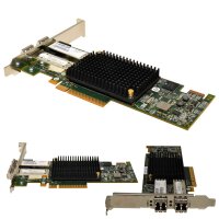 HP SN1100E Dual-Port 16Gb FC SFP+ PCIe x8 Netzwerkkarte + 2x SFP 16Gb C8R39A 719212-001 FP