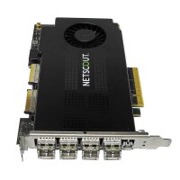 NAPATECH NetScout NT40E3-4-PTP 4-Port 10GbE PCI-Express x8  Capture and Analysis Network Adapter