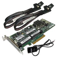 HP Smart Array P420 6Gb SAS RAID Controller 633538-001 1GB FBWC +2x SAS Kabel LP
