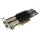 Fujitsu EMULEX LightPulse LPE12002 P001218-01A P002181-08A P001219-01D 8Gb/s PCIe x8 FC NIC Card 2x SFP+ LP