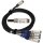 4x HP Mellanox ConnectX-3 546SFP+ 2Port + 2,5m 40G QSFP+ - 4x 10G SFP+ DAC Cable