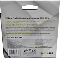 Gelid 1U Lo Profile Kühler AM 4 CPU für MC12-LE0 NEU/NEW