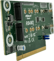 ASRock Rack RB4M2 - Quadro M.2 Adapter Board | 4 x M.2 M-Key SSD to PCIe3.0  x16