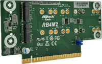 ASRock Rack RB4M2 - Quadro M.2 Adapter Board | 4 x M.2...