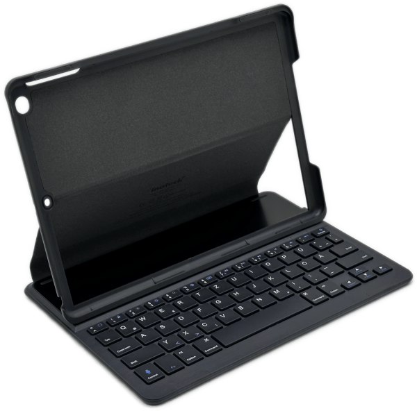 Inateck Bluetooth Tastatur Hülle | iPad 9.7" (2017/2018) / iPad Air | Duneklgrau