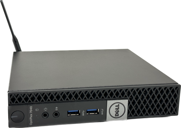 Dell Optiplex 7040 Micro, Core i7-6700T, 8GB RAM, 256GB SSD, Win10 Pro WLAN