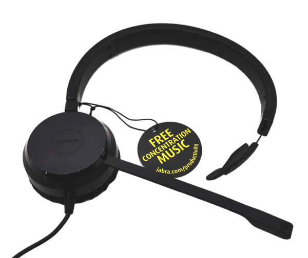Jabra Evolve 30 II Mono MS, USB Kopfhörer Headset  - HSC060 ENC060 Microsoft NEU