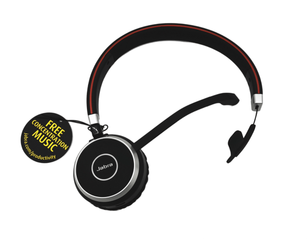 Jabra Evolve 65 Mono MS & Link 380a Headset Bluetooth Kopfhörer | MS Certified