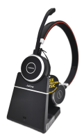 Jabra Evolve 65 Stereo MS Link380a mit Ladestation | Headset Bluetooth Kopfhörer