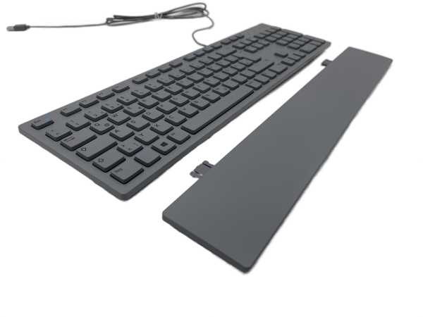 Kopie von DELL Tastatur Grau +Handauflage - QWERTZ - USB PC Notebooks - KB216-GY - Neu/OVP #1