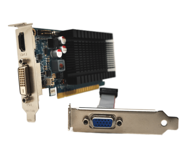 PNY GeForce GT710 Grafikkarte | 1GB DDR3 PCIe | HDMI DVI VGA | Low Profile
