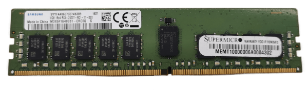 Samsung 8GB 1Rx4 PC4-2400T DDR4 2400MHz RDIMM ECC Server RAM M393A1G40EB1-CRC