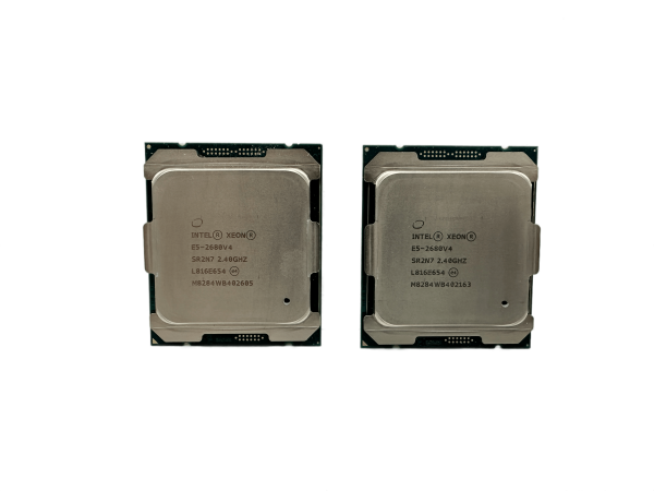 2x INTEL Xeon E5-2680 V4 Paar/Pair 28x2,40 LGA2011-3 SR2N7 CPU 14 Core Prozessor