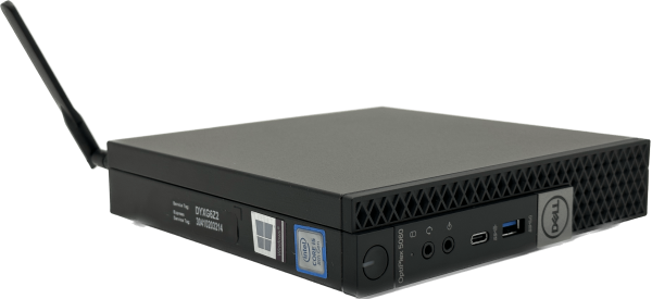 Dell OptiPlex 5060 Micro Core i5-8600T 3,7 GHz 8GB 512GB M.2 SSD WIN11 Pro WLAN