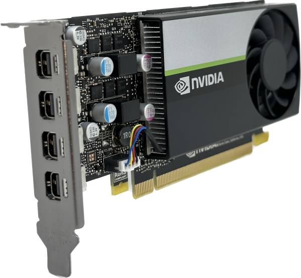 Nvidia T1000 Grafikkarte 8GB GDDR6 PCIe3.0 4xMini DisplayPort Low Profile 0D408X