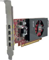 Dell AMD Firepro W4100 | 2GB GDDR5 PCIe Grafikkarte | Full Profile | 025D14