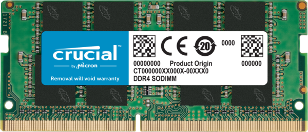 Crucial 16GB DDR4-3200 SODIMM Laptop Arbeitsspeicher PC4-25600 Dual Rank 260-Pin