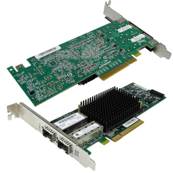 HP NC552SFP FC Dual-Port 10GbE SFP+ PCI-Express Server Adapter 614506-001 614201-001 FP