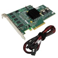 IBM ServeRAID MR10i SAS SATA RAID Controller 43W4297 PCI-E x8 + Kabel 41Y3884