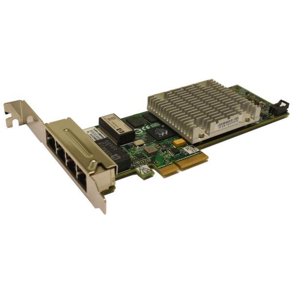 HP NC375T Quad Port PCIe Gigabit Server Adapter P/N 539931-001 491176-001 FP