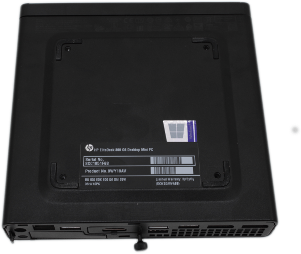 HP EliteDesk 800 G6 Desktop Mini PC i5-10600T 16 GB DDR4