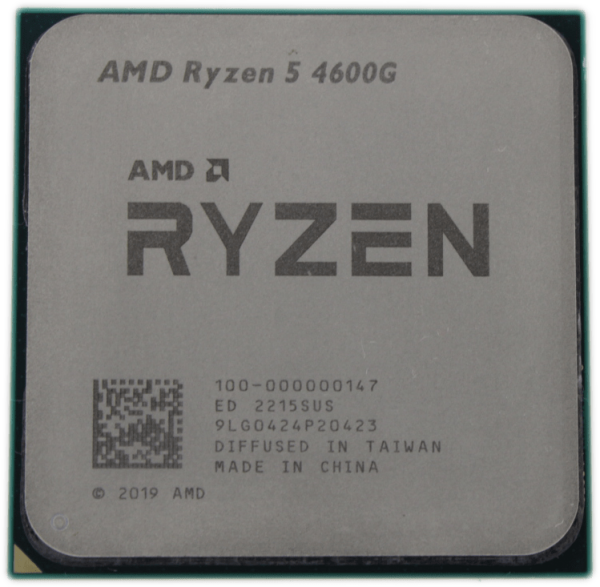 AMD Ryzen 5 4600G AM4 3,7GHz 4,2GHz Boost 6 Kerne 12 Threads 11 MB Cache 65W TDP
