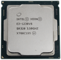 Intel Xeon E3-1230V6 3.5GHz 4 Core 8 Threads FCLGA1151 TDP 72W 8MB Cache SR328