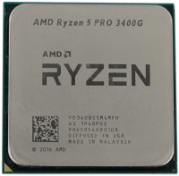 AMD Ryzen 5 Pro 3400G 3.7GHz 4.2GHz Boost 4 Core 8 Threads AM4 TDP 65W 4MB Cache