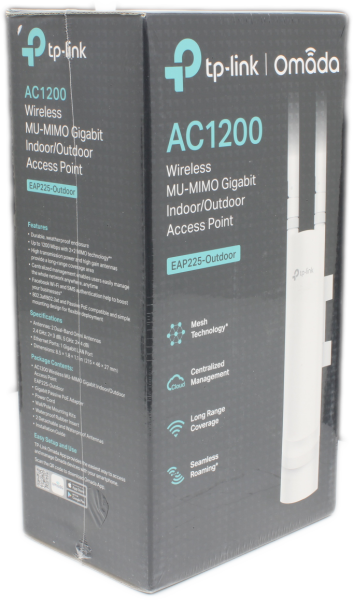 TP-Link Omada EAP225-Outdoor AC1200 Dualband Gigabit WLAN Access Point MU-MIMO
