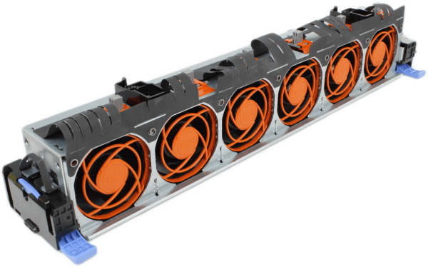 Dell | PN3W9 Lüfterhaltung / Fan Cage mit 6 Lüftern für PowerEdge R720 / R720xd